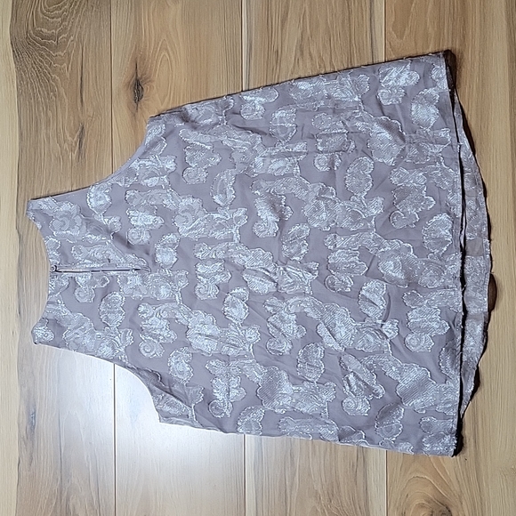 Fenn Wright Manson Studio Sparkly Tank Top Gray Size S - Picture 3 of 7